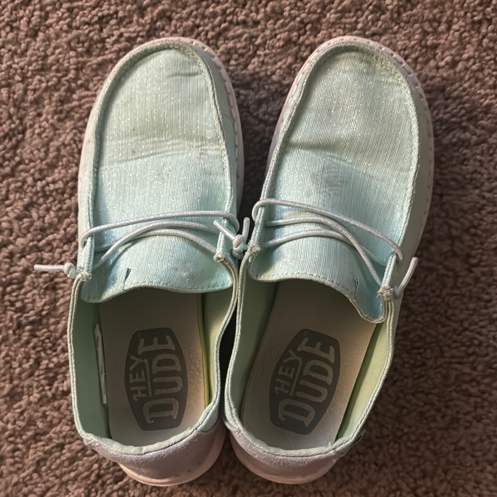 Hey Dude Light Green Casual Shoes